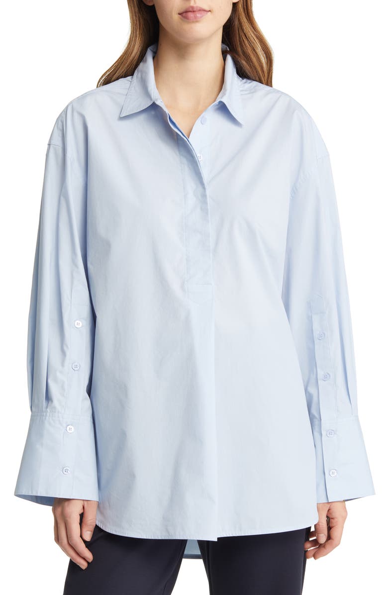 Masai Copenhagen Gila Cotton Button-Up Shirt, Main, color, 