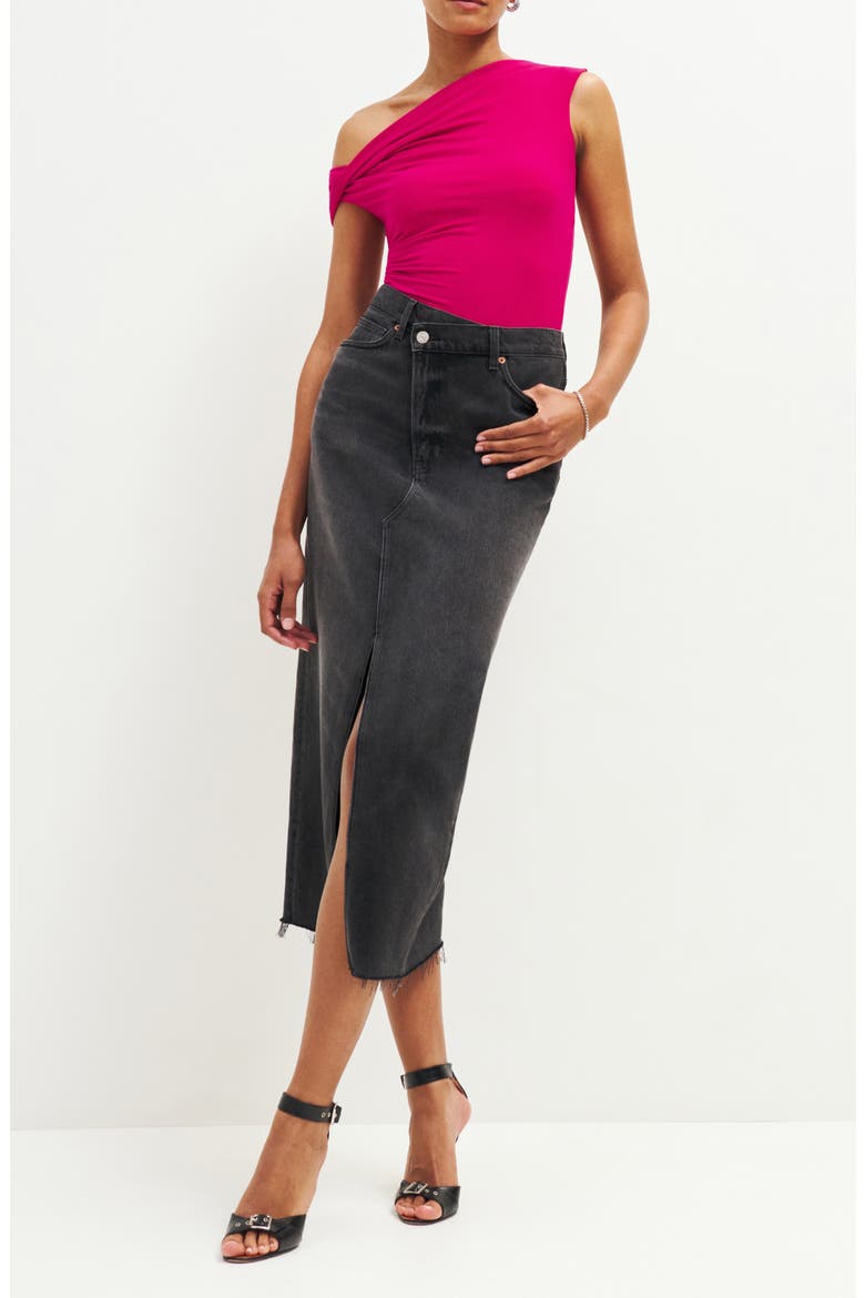 Cello One-Shoulder Knit Top, Alternate, color, RHUBARB