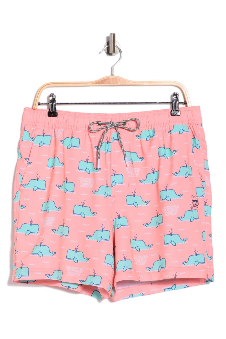 Moby 2.0 Swim Trunks, Alternate, color, PINK