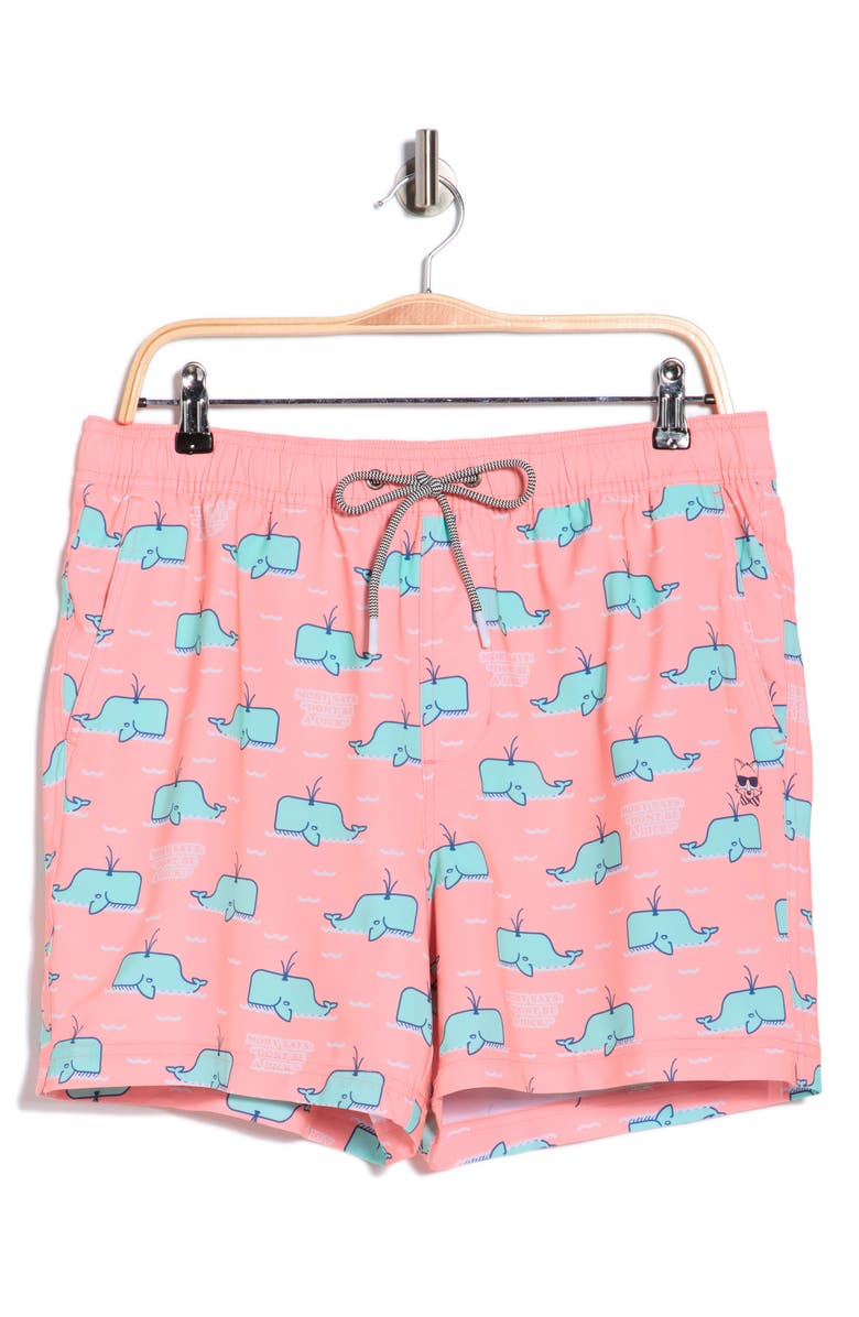 Party Pants Moby 2.0 Swim Trunks, Main, color, Pink