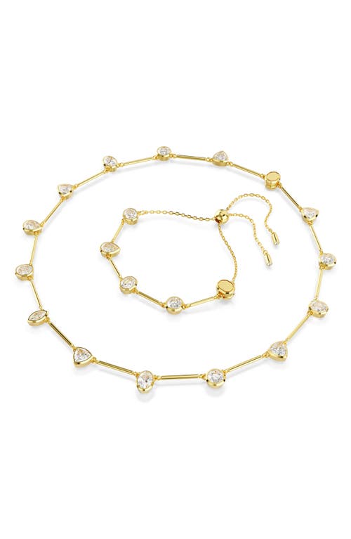 Swarovski Imber Station Necklace & Bracelet Set