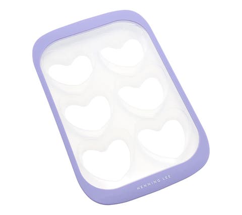 Look & Cook Silicone 6-cup Heart Shape Baking Pan