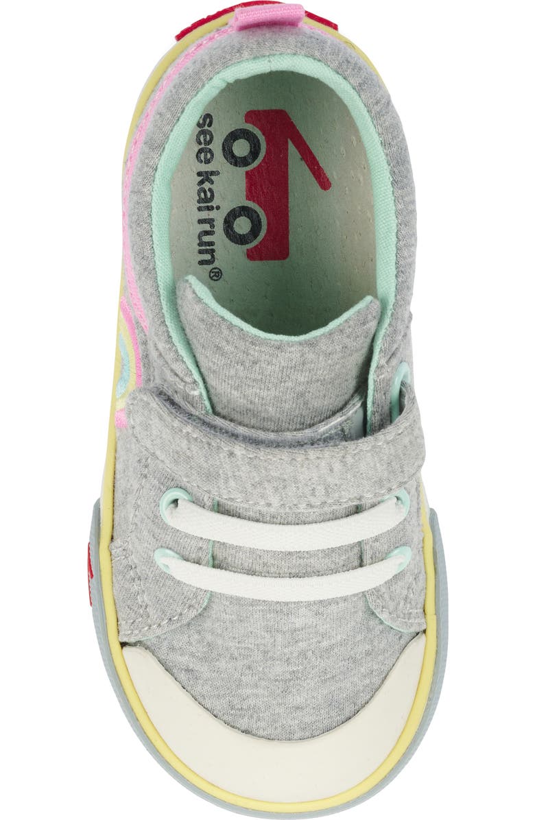 See Kai Run Kristin Sneaker, Alternate, color, Gray/ Rainbow