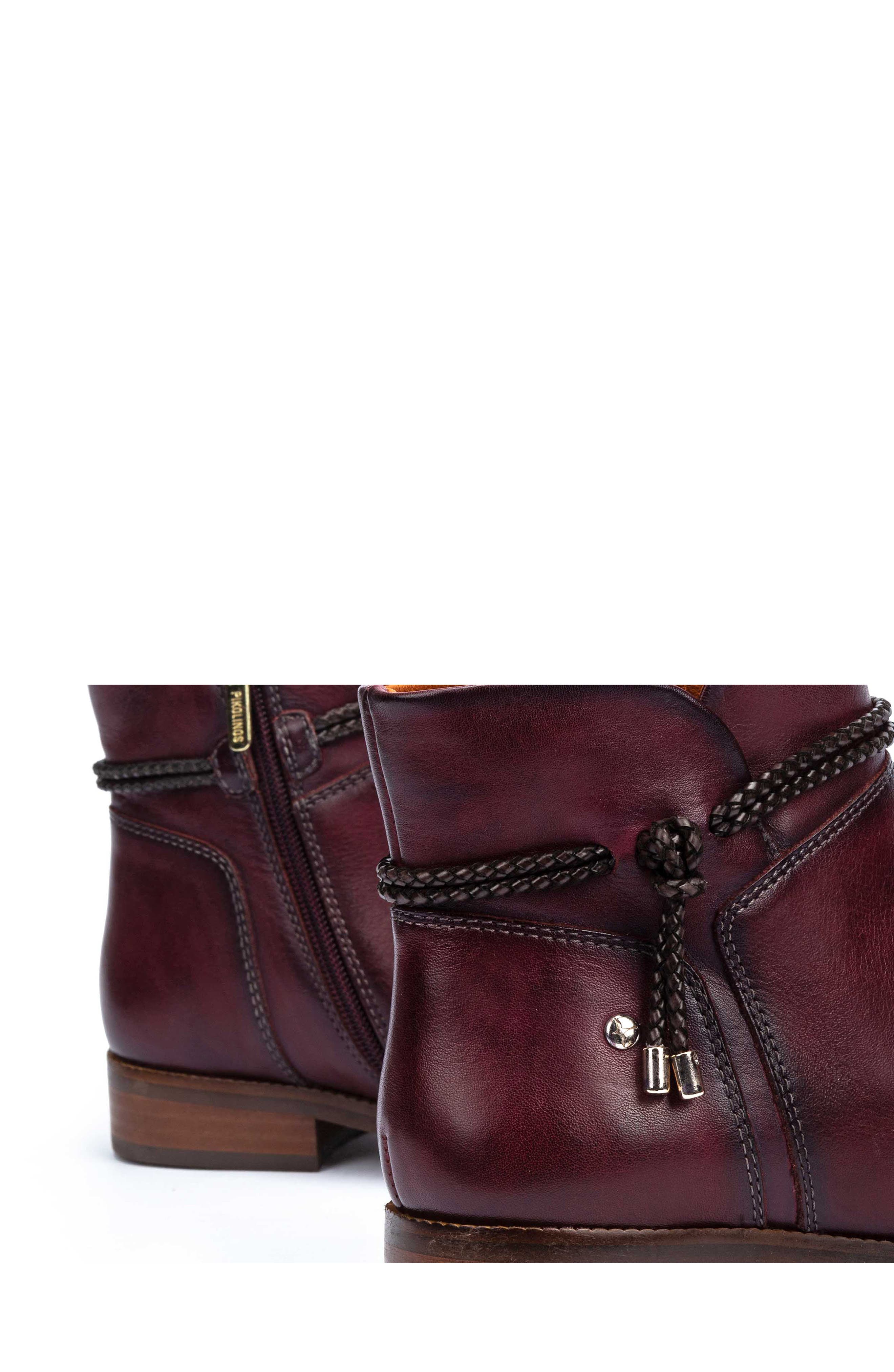 Royal Bootie, Alternate, color, GARNET