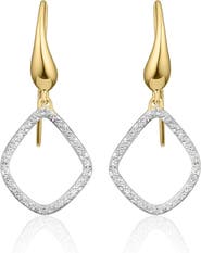Monica Vinader Riva Kite Diamond Drop Earrings