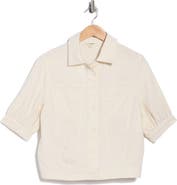 MAX STUDIO Twill Short Sleeve Jacket