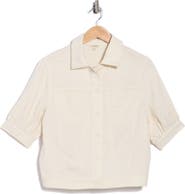 MAX STUDIO Twill Short Sleeve Jacket