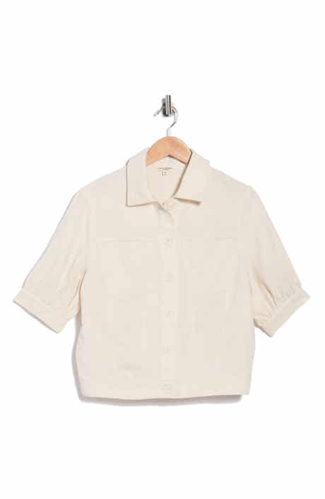 MAX STUDIO Twill Short Sleeve Jacket