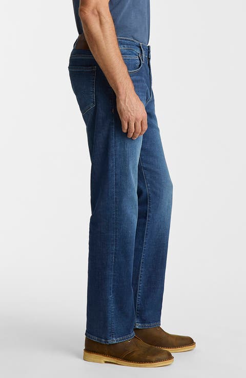 Camino Mid Rise Relaxed Straight Leg Jeans