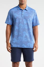 Tommy Bahama Costa Wave Twilight Canopy Seersucker Stripe IslandZone® Polo