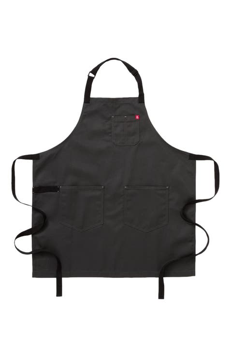 The Essential Apron - Char Grey Cotton Canvas