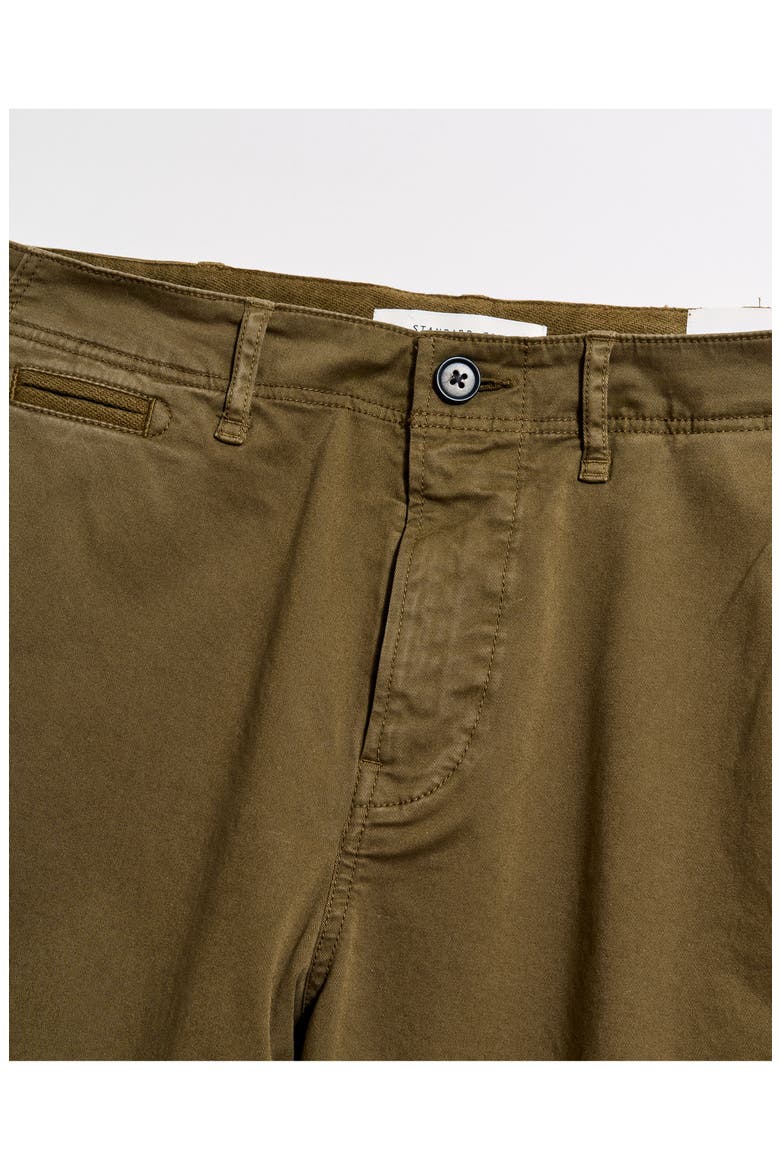 Stretch Cotton Chino Pants, Alternate, color, DARK OLIVE