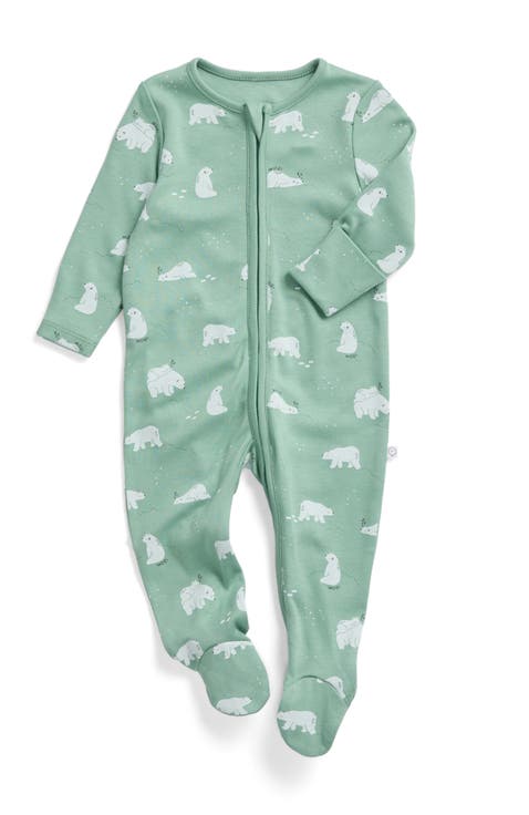 Print Two Way Zip Up Sleepsuit
