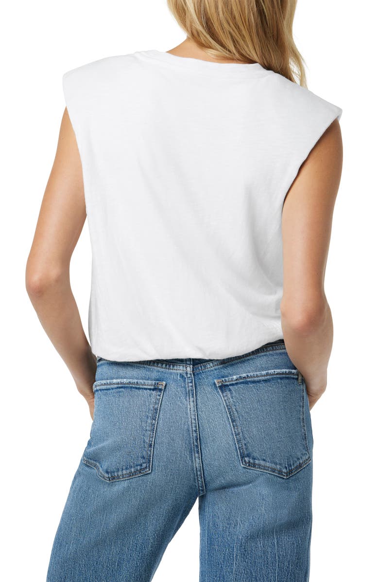 Joe's The Arden Sleeveless Cotton Blend Tank, Alternate, color, Optic White