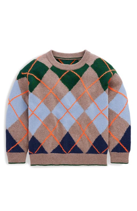 Kids' Argyle Sweater