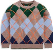Mini Boden Kids' Argyle Sweater