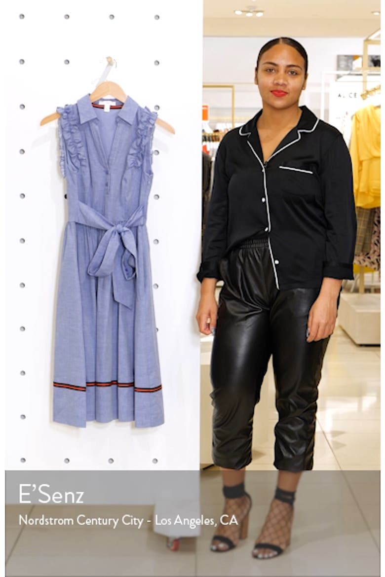Ruffle Trim Shirtdress video