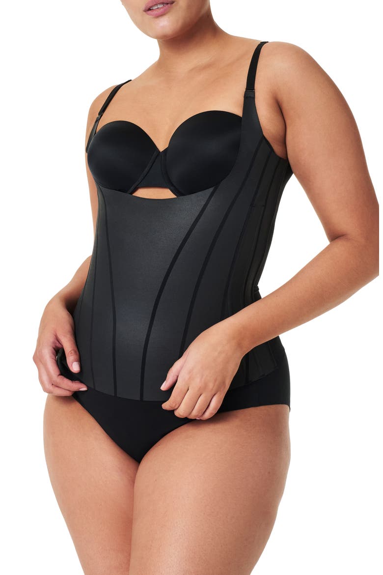 SPANXsculpt™ TotalContour Open Bust Camisole, Main, color, VERY BLACK