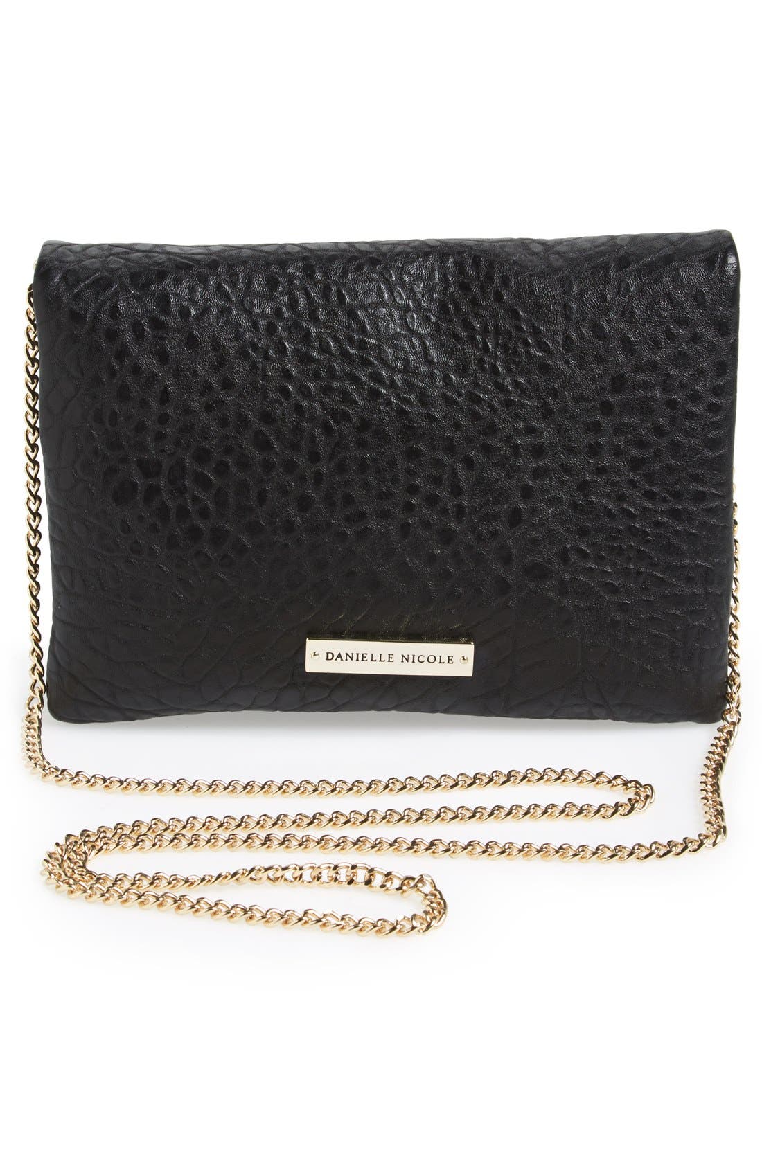 'Libby' Convertible Crossbody Bag, Alternate, color, BLACK