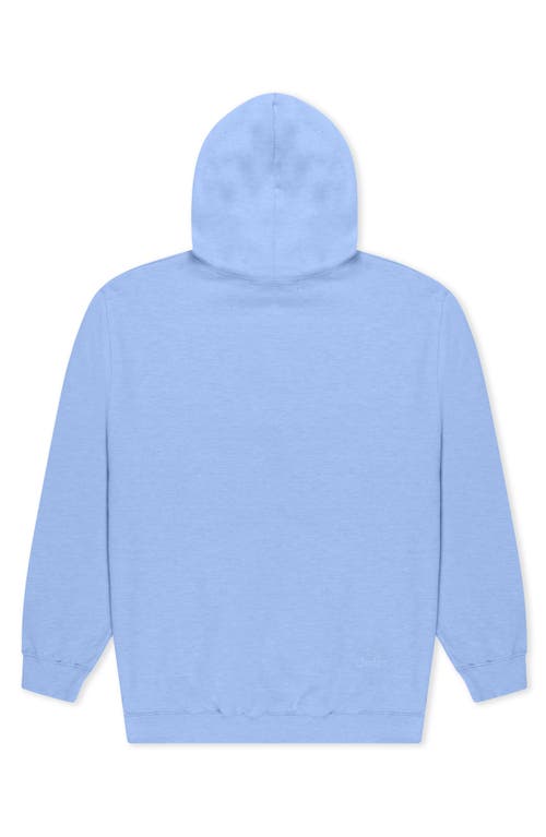 Dalix Womens Lil Heart Midweight Hooded Sweatshirt In Blue