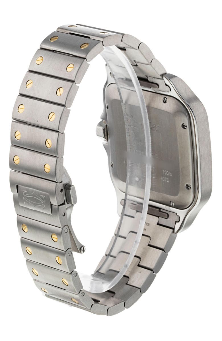 Watchfinder & Co. Cartier Preowned Santos Bracelet Watch, Alternate, color,