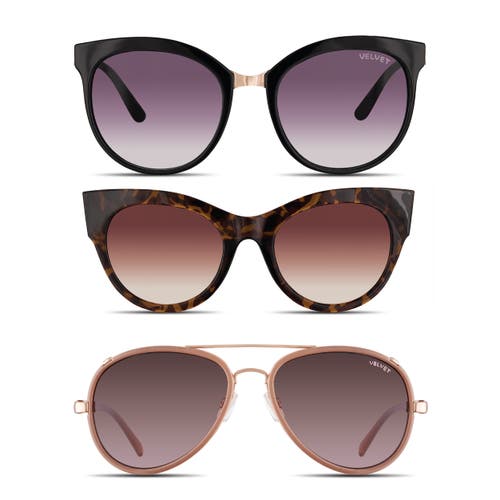 Velvet Eyewear Square Face Shape Sunglass Style Box In Multi