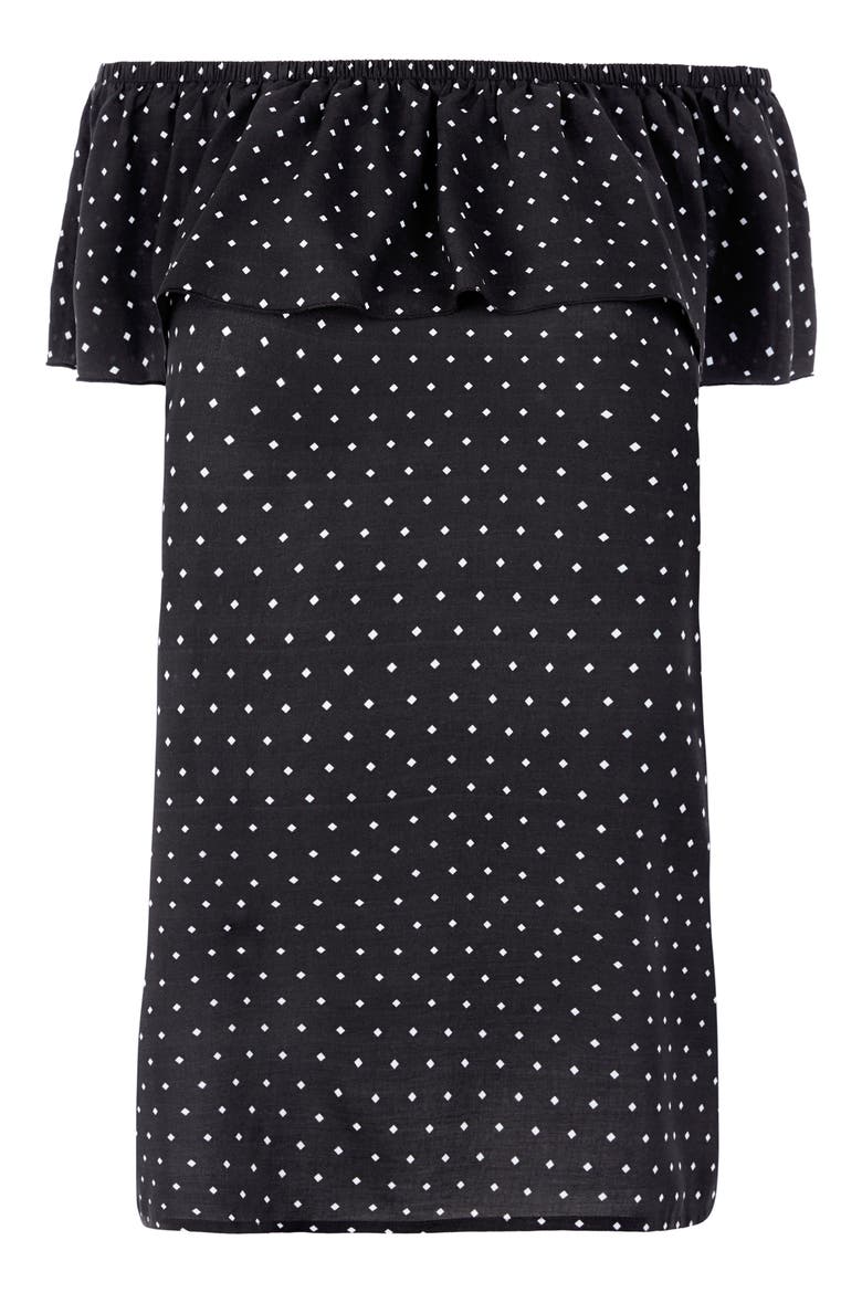 Jewel Cove Diamond Print Cover-Up Dress, Alternate, color, BLACK