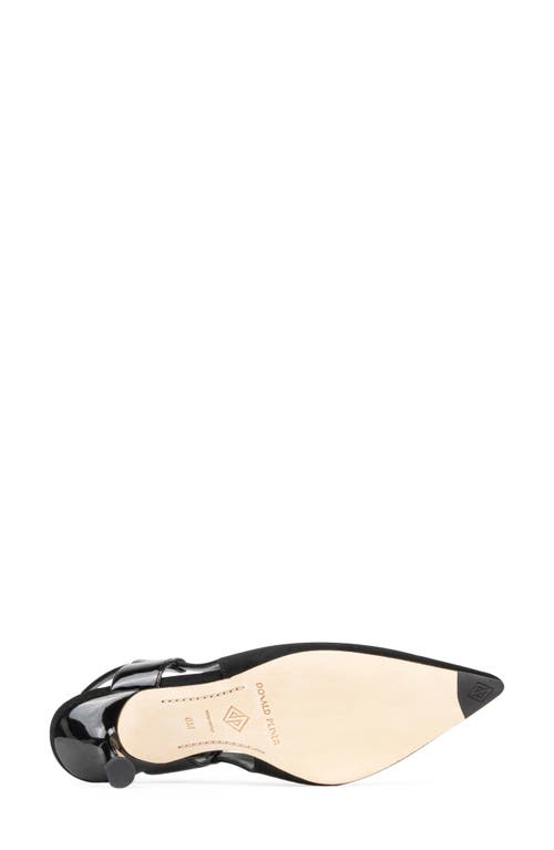 Donald Pliner Pointed Toe Slingback Pump In Black