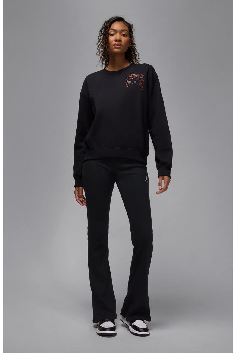 Brooklyn Fleece Graphic Sweatshirt, Alternate, color, BLACK