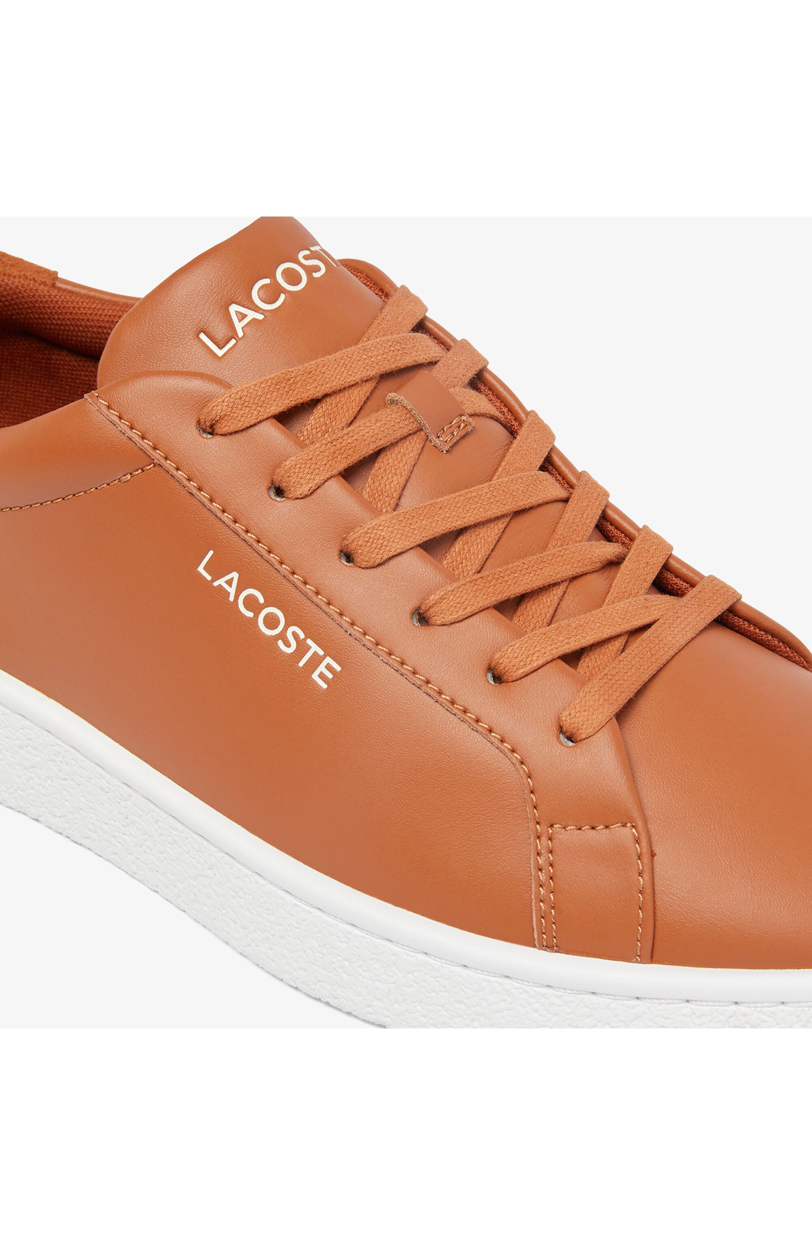 Lacoste Court Derby Sneaker, Alternate, color, Brown/ White
