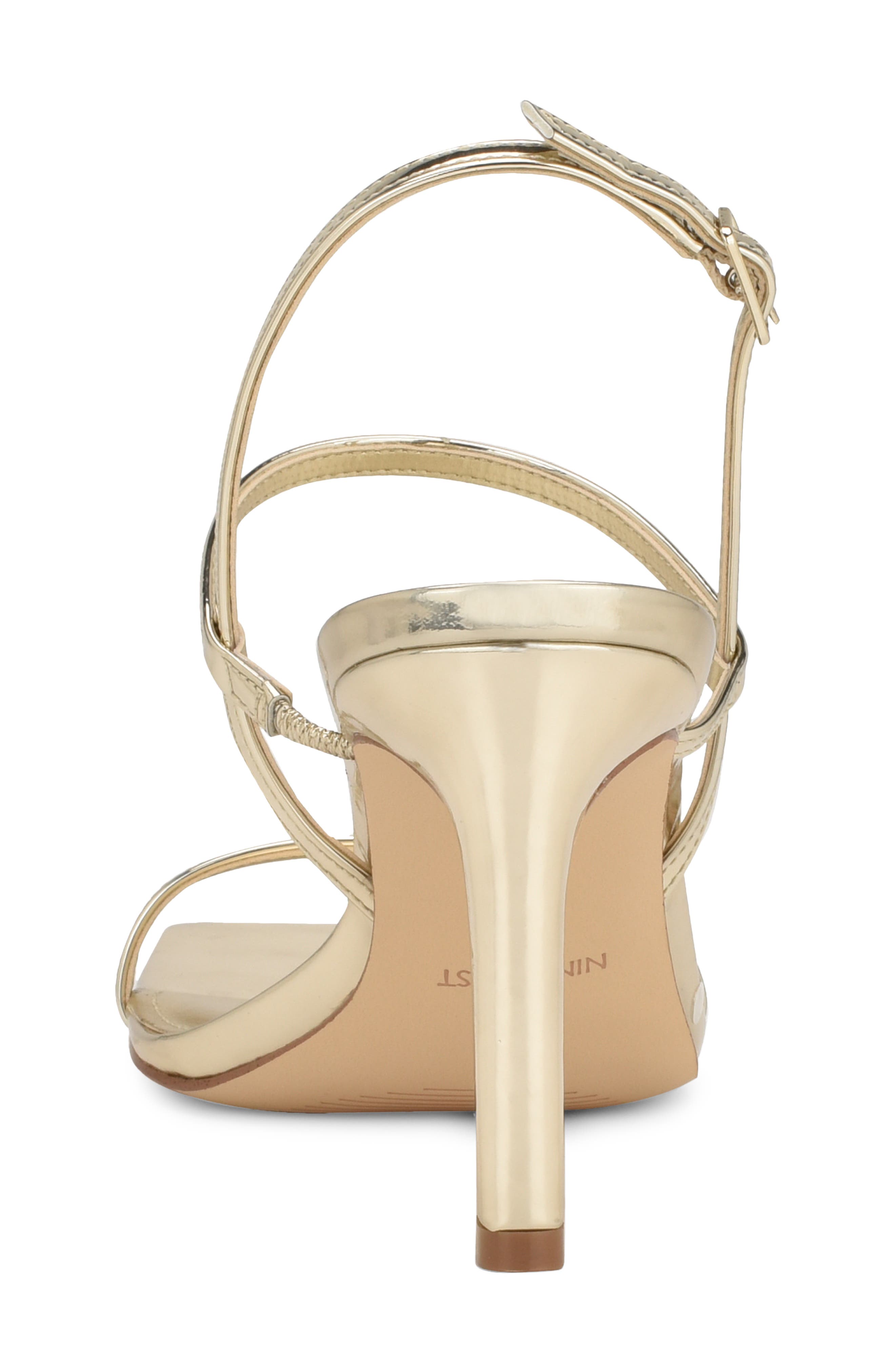 Nine West Olah Slingback Sandal, Alternate, color, Gol01