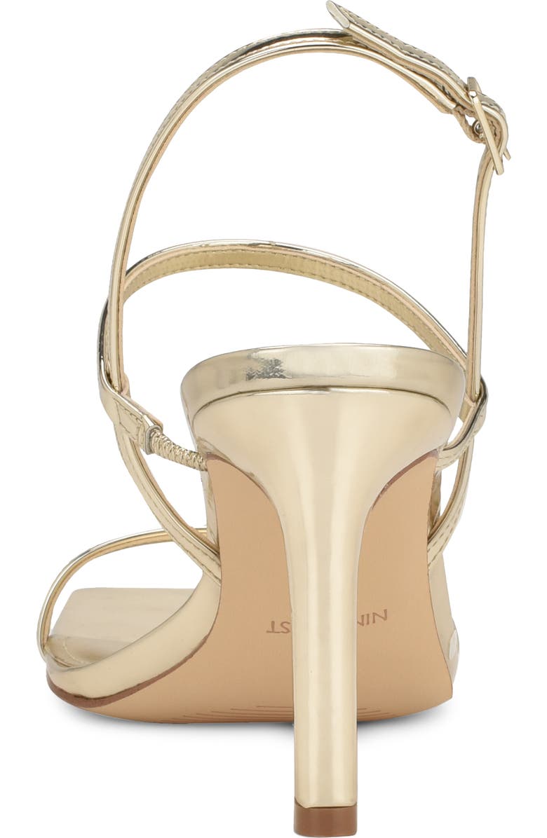 Nine West Olah Slingback Sandal, Alternate, color, Gol01