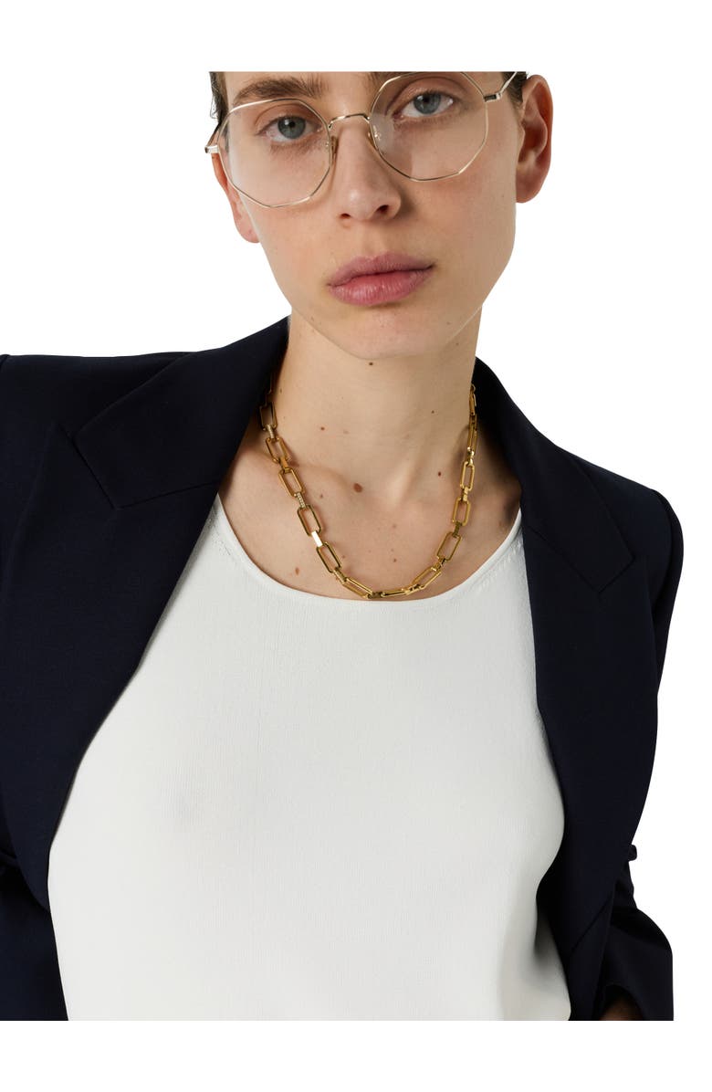 GERARD DAREL Lucina Round Neck Knit Vest, Alternate, color, White