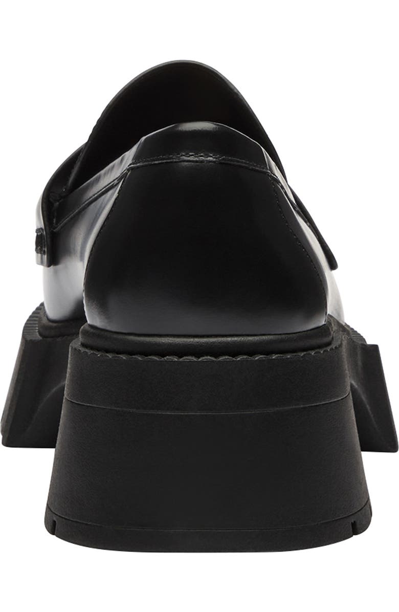 COACH Leah Platform Loafer, Alternate, color, Charcoal Black