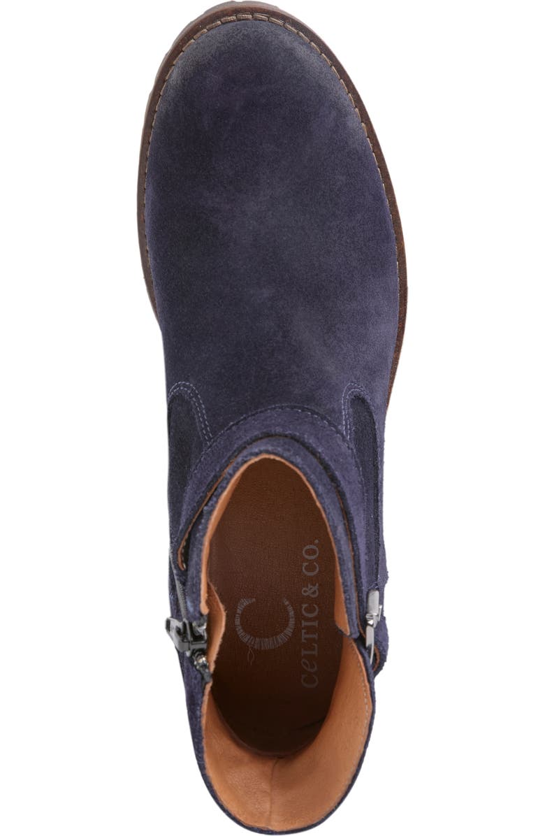 Celtic & Co. Strap Detail Ankle Boot, Alternate, color, Dark Navy