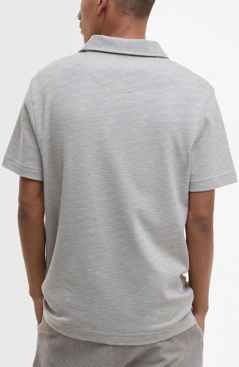 Barbour Hepple Slub Cotton Piqué Polo, Alternate, color, Concrete