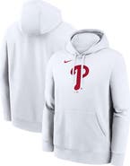 Nike Men's Nike White Philadelphia Phillies Logo Club Hoodie