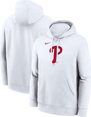 Nike Men's Nike White Philadelphia Phillies Logo Club Hoodie