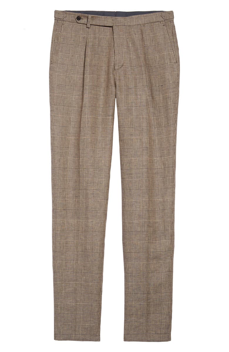Drake's Glen Plaid Linen Pants, Main, color,