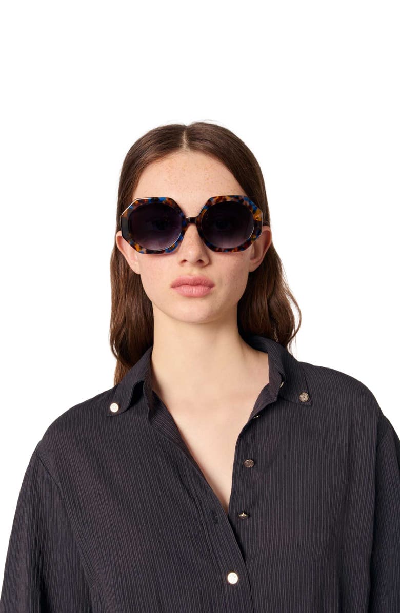 maje Mini crepe dress, Alternate, color, 