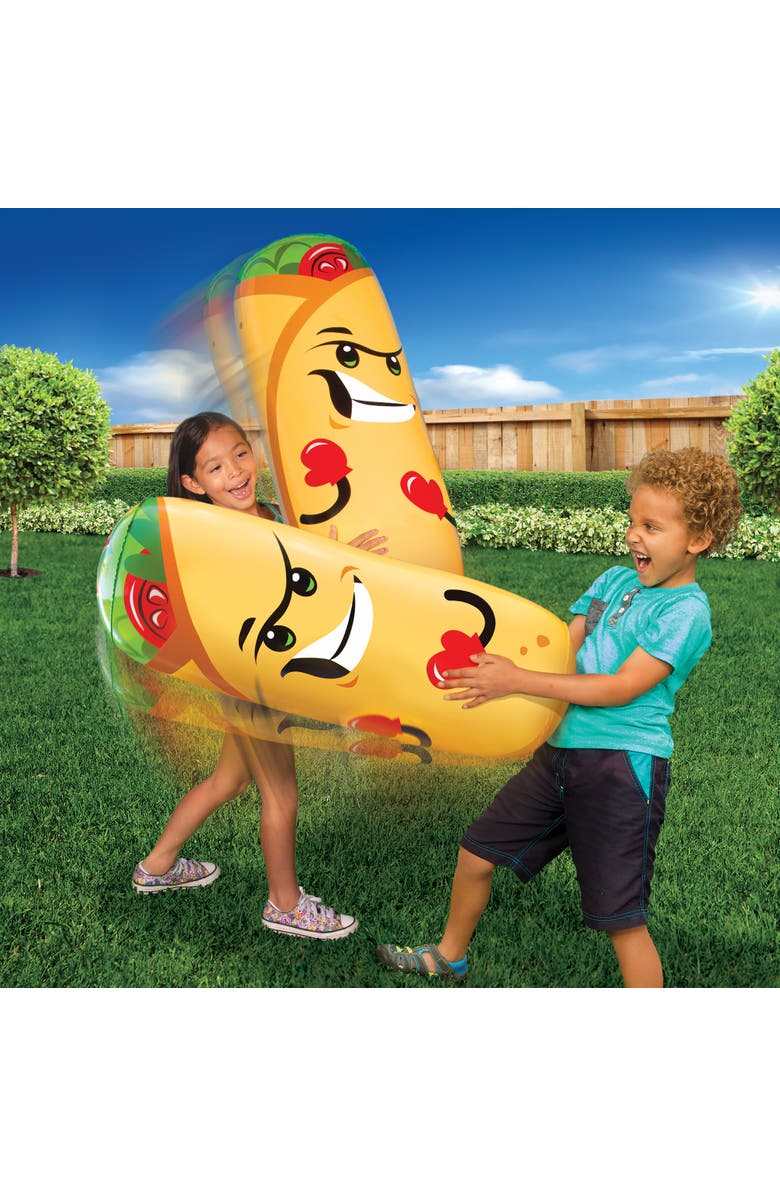 Banzai 2 Inflatable 36in Bumpers Toys, Alternate, color, Multicolored