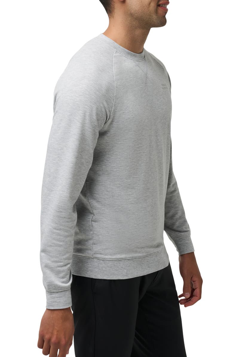 TravisMathew Gulf City Long Sleeve T-Shirt, Alternate, color, Heather Grey