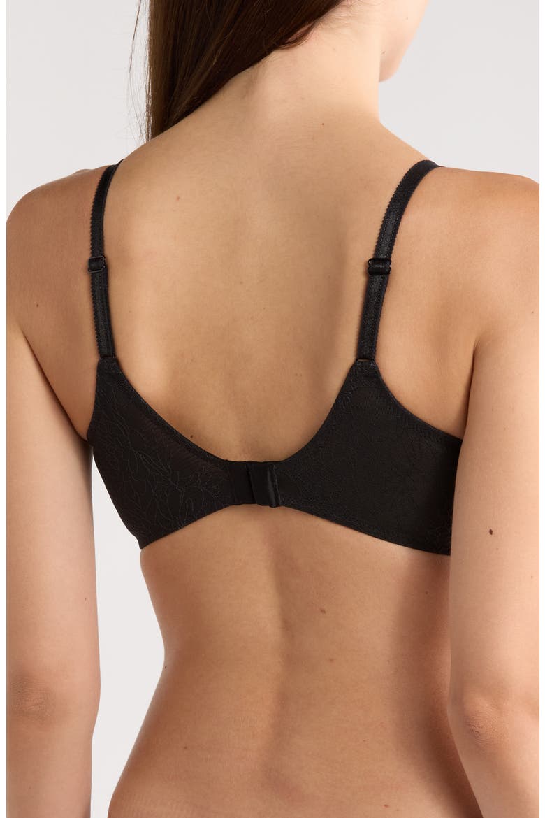 Belle Underwire Plunge Bra, Alternate, color, BLACK-011