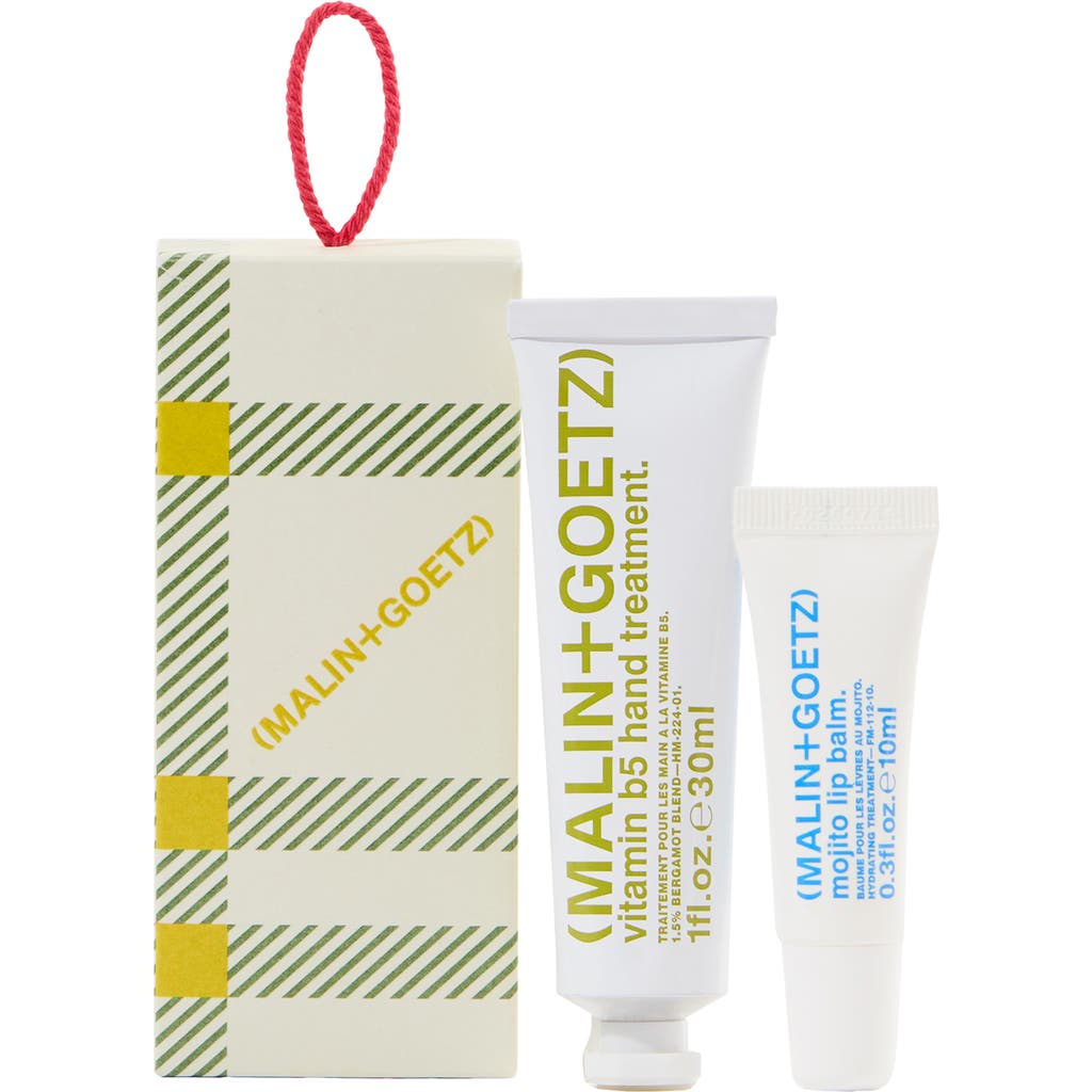 Malin + Goetz Malin+goetz In Good Hands Set $32 Value In Transparent