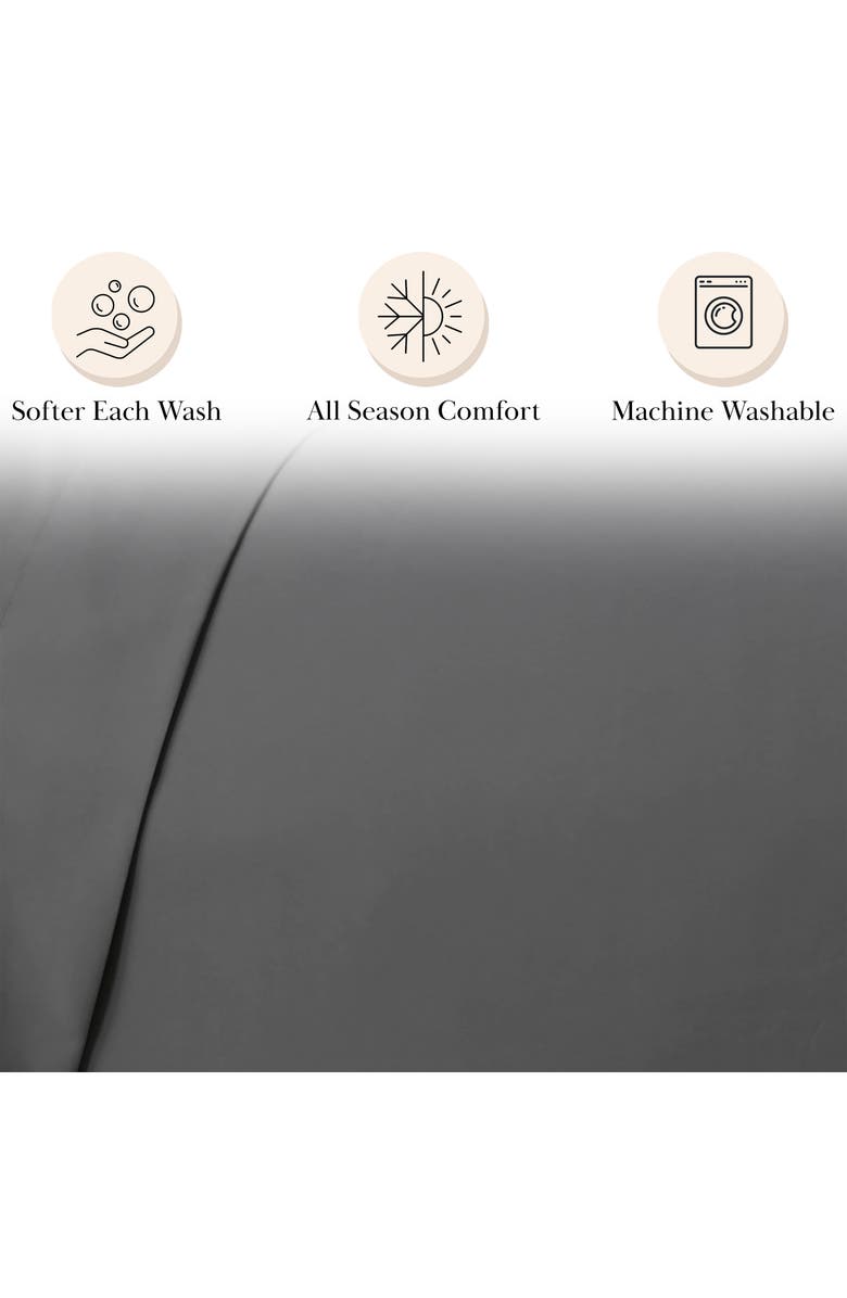 SOUTHSHORE FINE LINENS Classic Soft & Comfortable Brushed Microfiber Sheet Set, Alternate, color, Slate