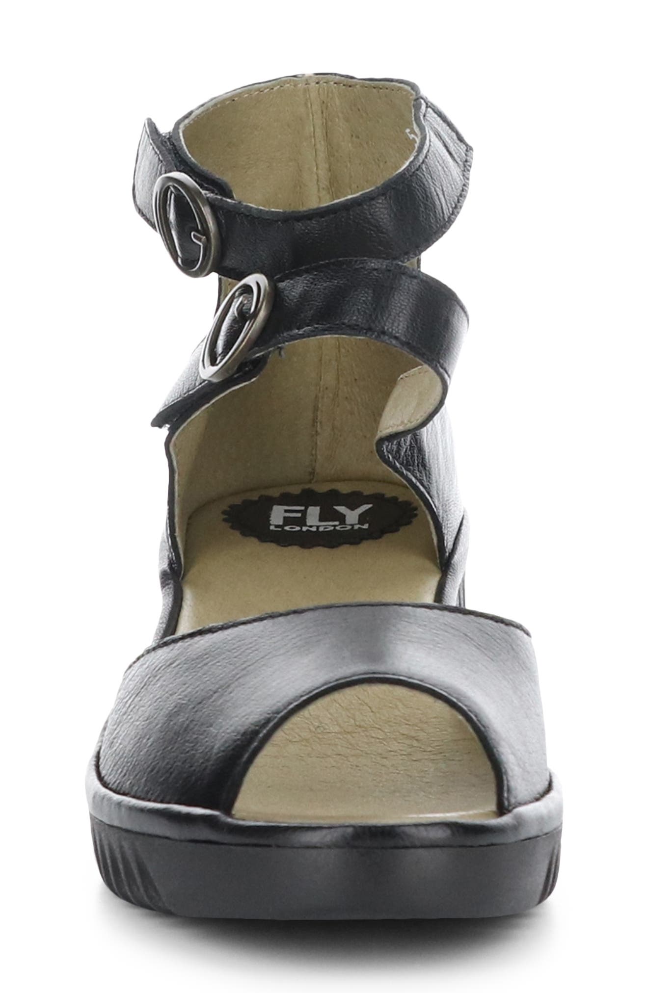 Fly London Laye Ankle Strap Sandal, Alternate, color, 