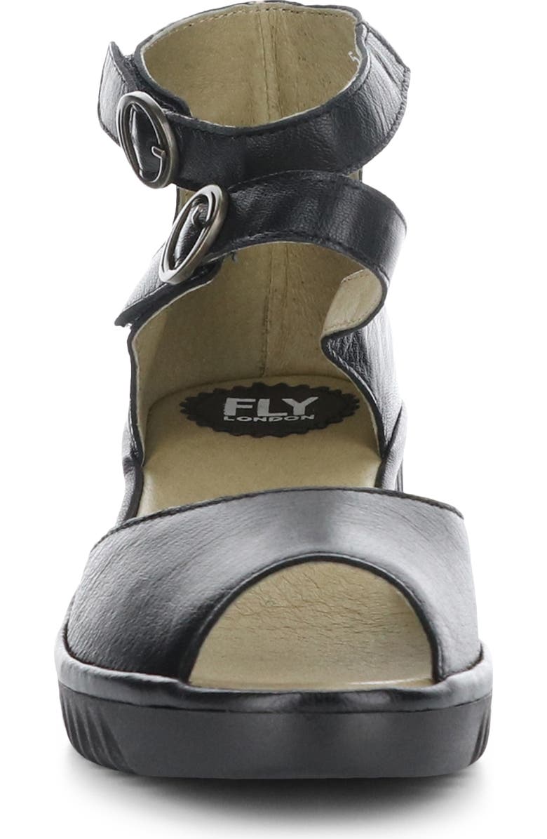 Fly London Laye Ankle Strap Sandal, Alternate, color,