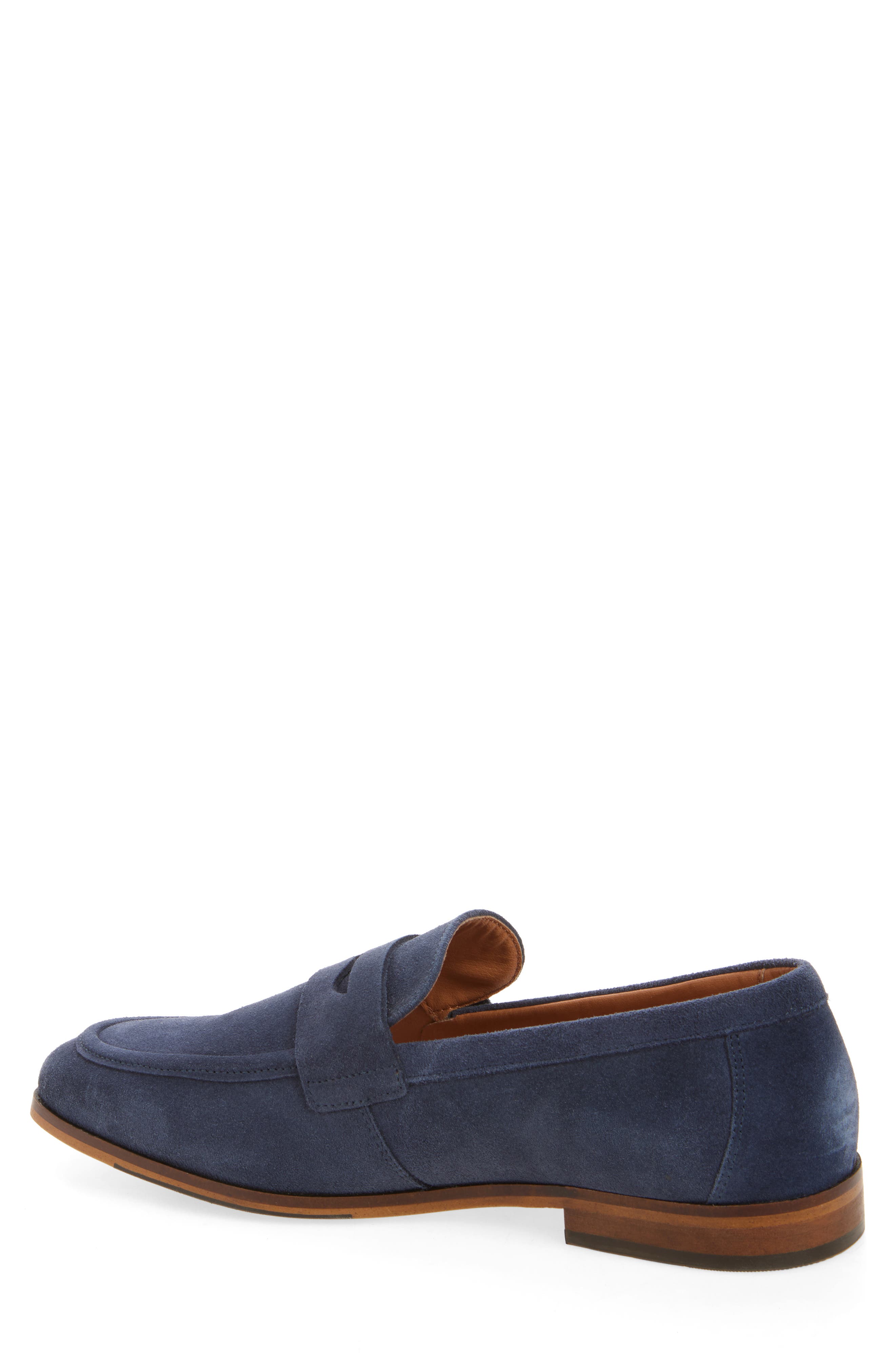 Bruno Magli Modena Loafer, Alternate, color, Blue Suede