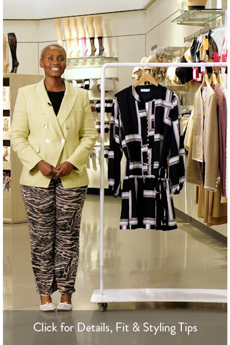 Laurie Print Long Sleeve Dress video