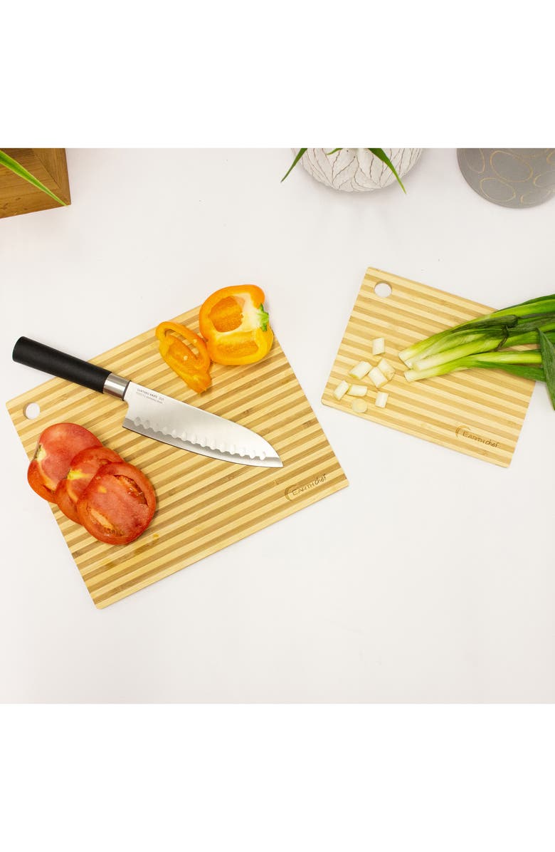 BergHOFF Natural Bamboo Prep Board 2-Piece Set, Alternate, color, NO COLOR